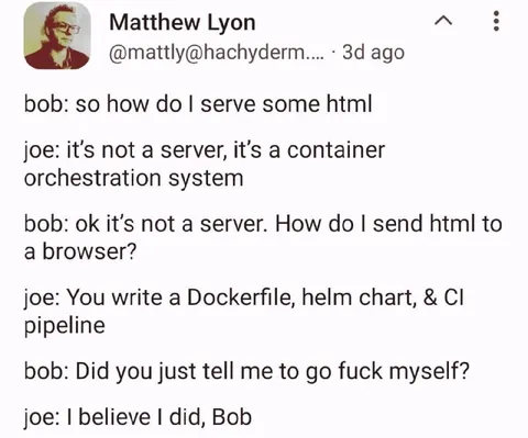 Container Orchestration Overkill
