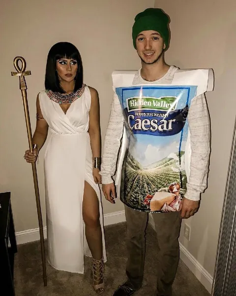 Caesar Salad Costume Couple