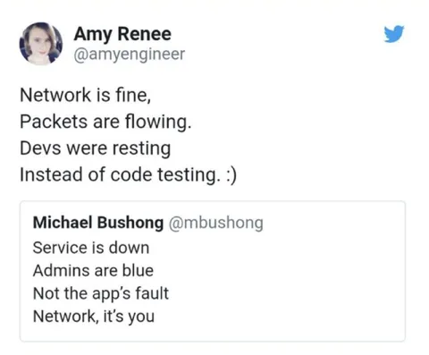 Network Is Fine, Service Is Down