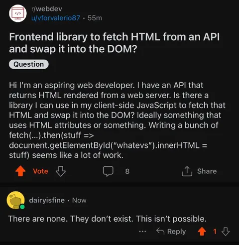 Frontend Library That Doesn’t Exist