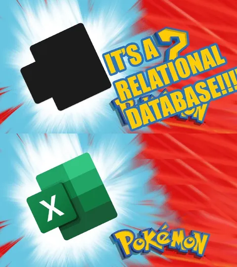 It's a Relational Database Pokémon