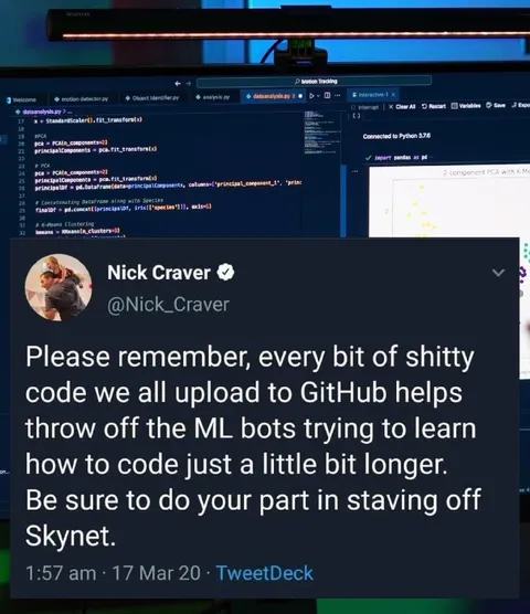 Shitty Code Fights Skynet