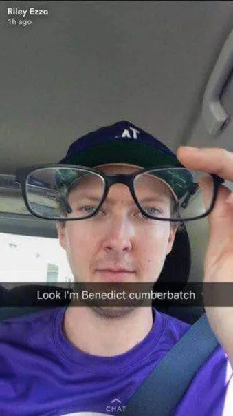 Look I'm Benedict Cumberbatch