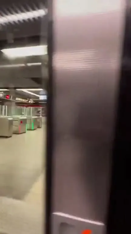 Man Chases Train in Tenet Style