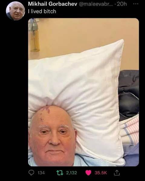 I Lived Bitch Gorbachev