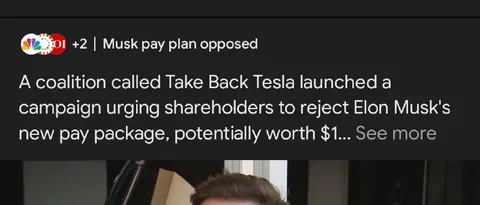 Musk Pay Package Worth One Dollar