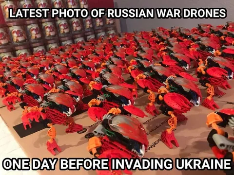 Russian War Drones Before Invasion