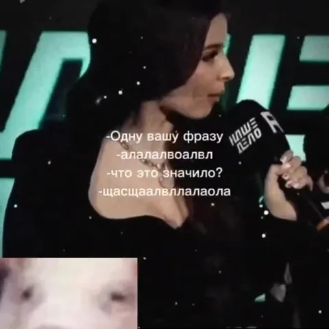 Интервью с непонятной фразой