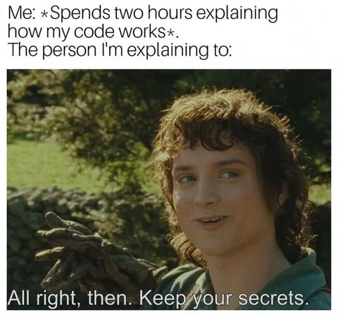 Keep Your Secrets Frodo