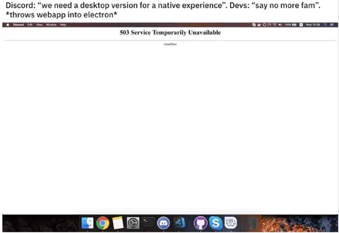 Throws Web App Into Electron