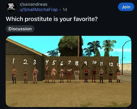 Which Prostitute Is Your Favorite?
