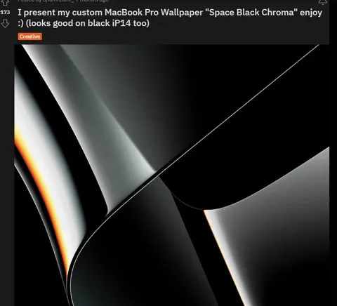 Space Black Chroma Wallpaper