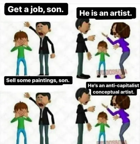 Anti-Capitalist Conceptual Artist Son