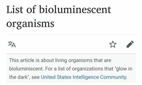 Bioluminescent Organizations List