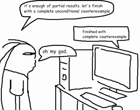 Complete Unconditional Counterexample