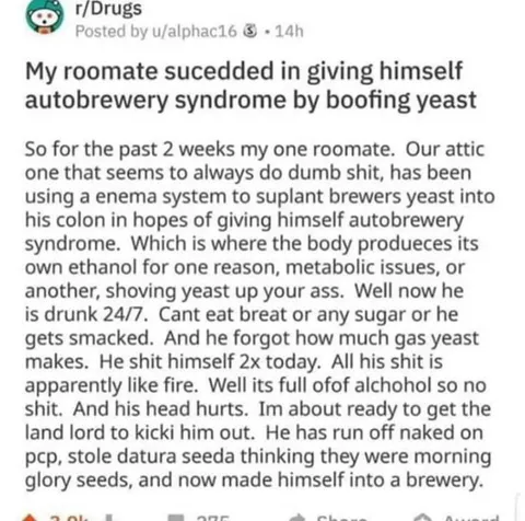 Roommate Turns Himself Into a Brewery