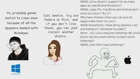 Linux Requires Tinkering