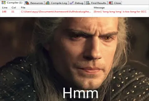 Geralt Sees a Compiler Error