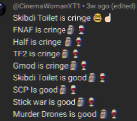 Everything Is Cringe Except Mine
