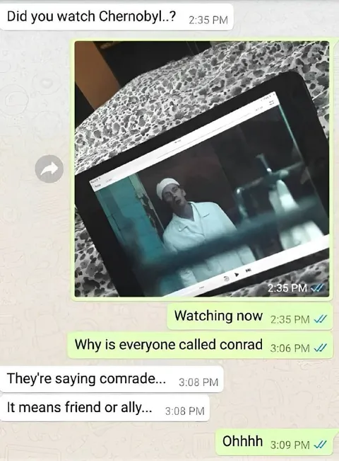Chernobyl Comrade Misunderstanding