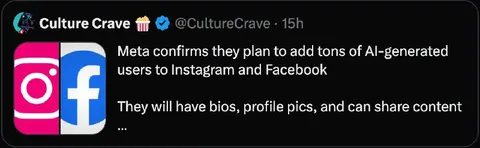 AI-Generated Social Media Users