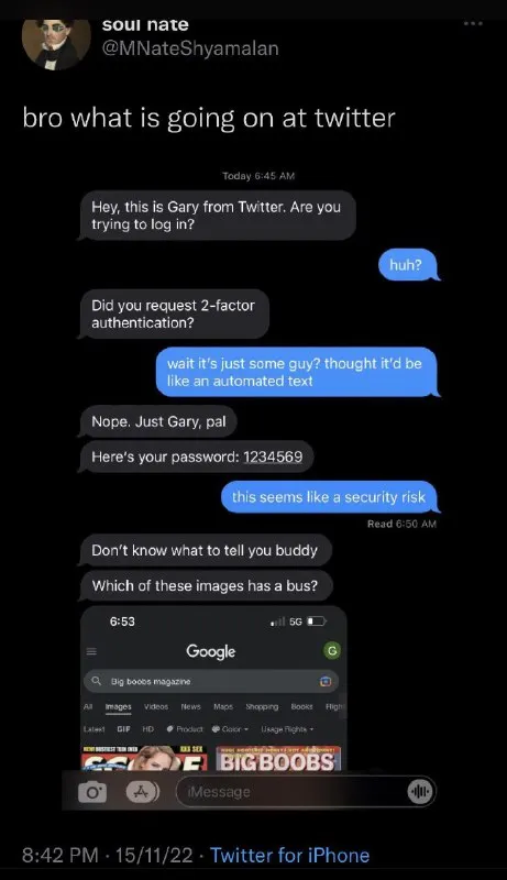 Gary from Twitter Security Check