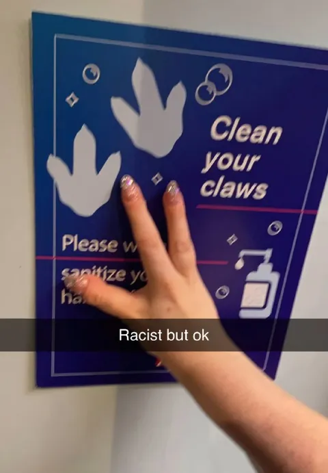 Racist But Okay Handwashing Sign