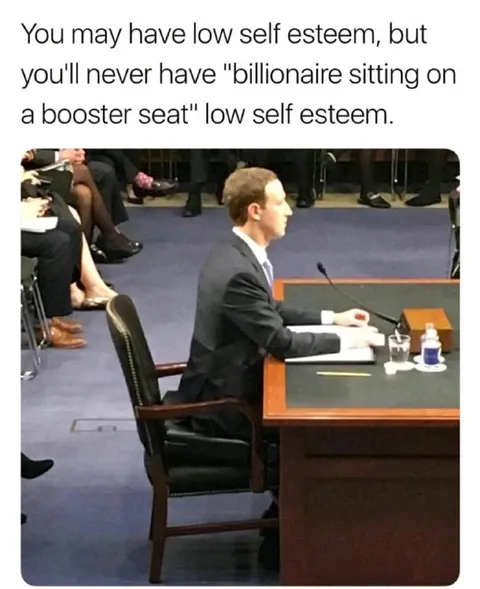 Billionaire Sitting on a Booster Seat
