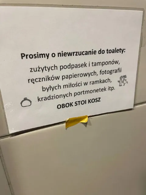 Nie wrzucaj miłości do toalety