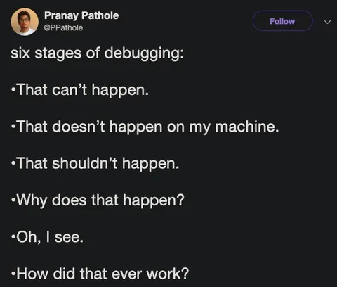 Six Stages of Debugging