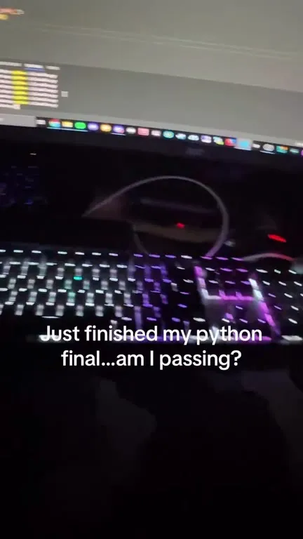 Python Final Ends in Blue Screen