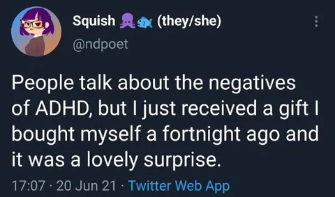 ADHD Gift Bought Fortnight Ago