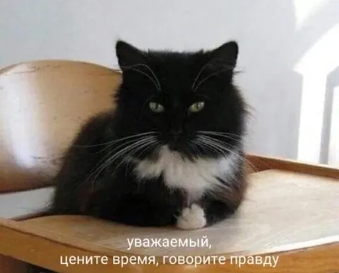 Уважаемый, цените время