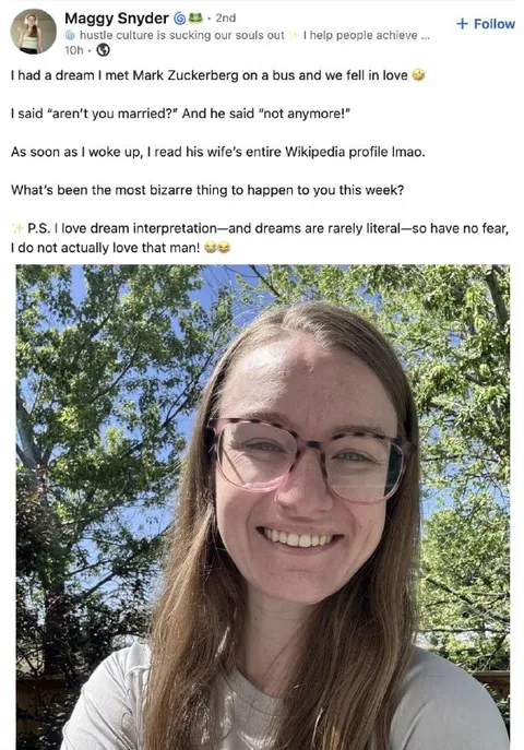 Dream About Mark Zuckerberg