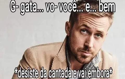 Desiste da cantada e vai embora