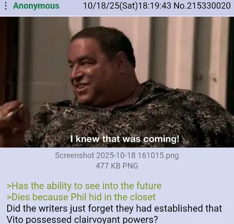 I Knew That Was Coming