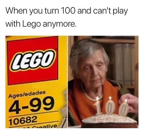 Too Old to Play Lego