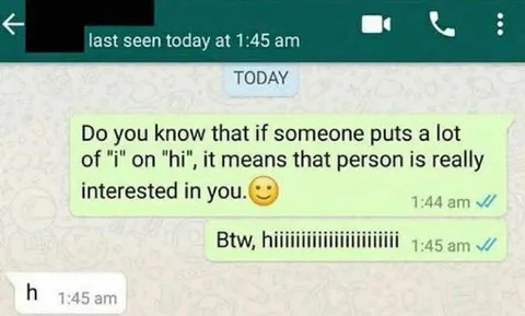Too Many I's Means Interested