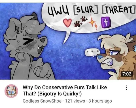 Furry Slur Threat Reaction