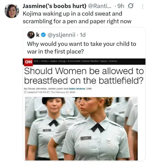 Breastfeeding on the Battlefield