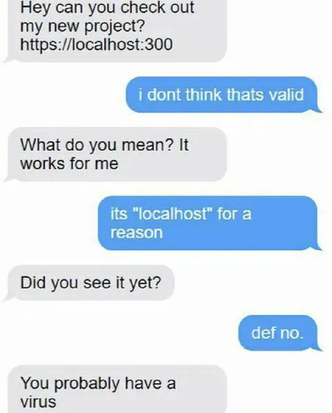 Localhost Project Virus Joke