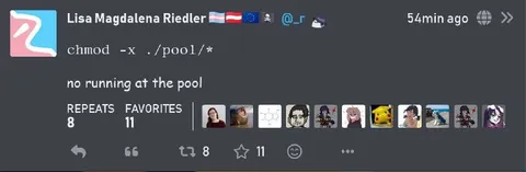No Running at the Pool