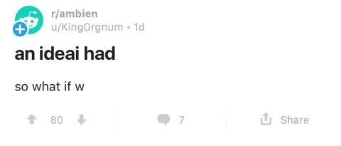 An Ideai Had