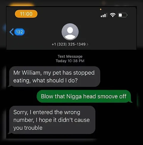 Wrong Number Pet Advice