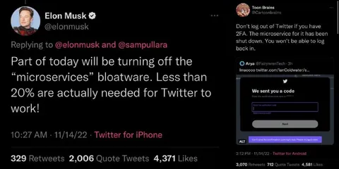 Twitter Microservices Lockout