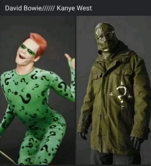 David Bowie and Kanye West