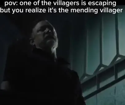 The Mending Villager Is Escaping