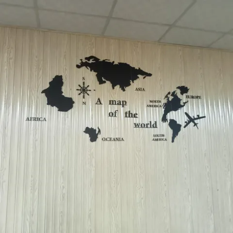 A Map of the World Wall Decor