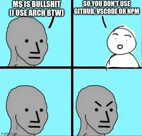 Arch User Calls Microsoft Bullshit