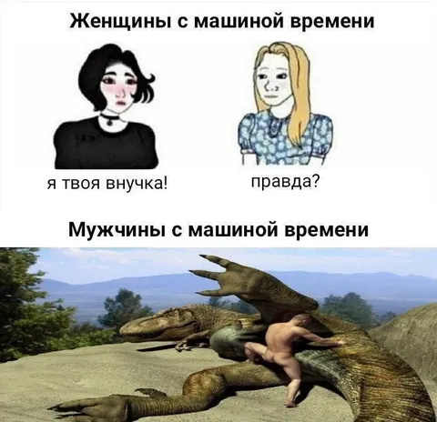 Мужчины с машиной времени